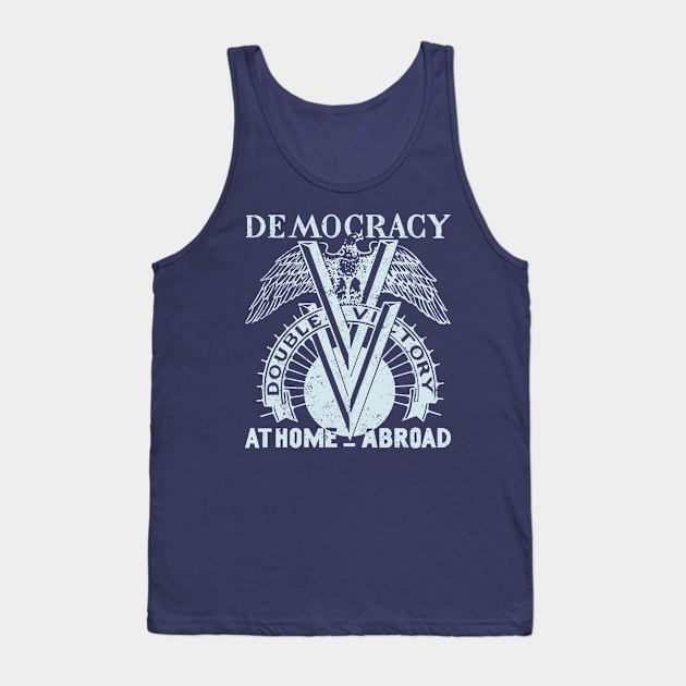 Democracy Double V - light Tank Top by ThirteenthFloor